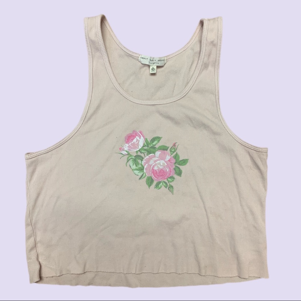 Cropped tank top